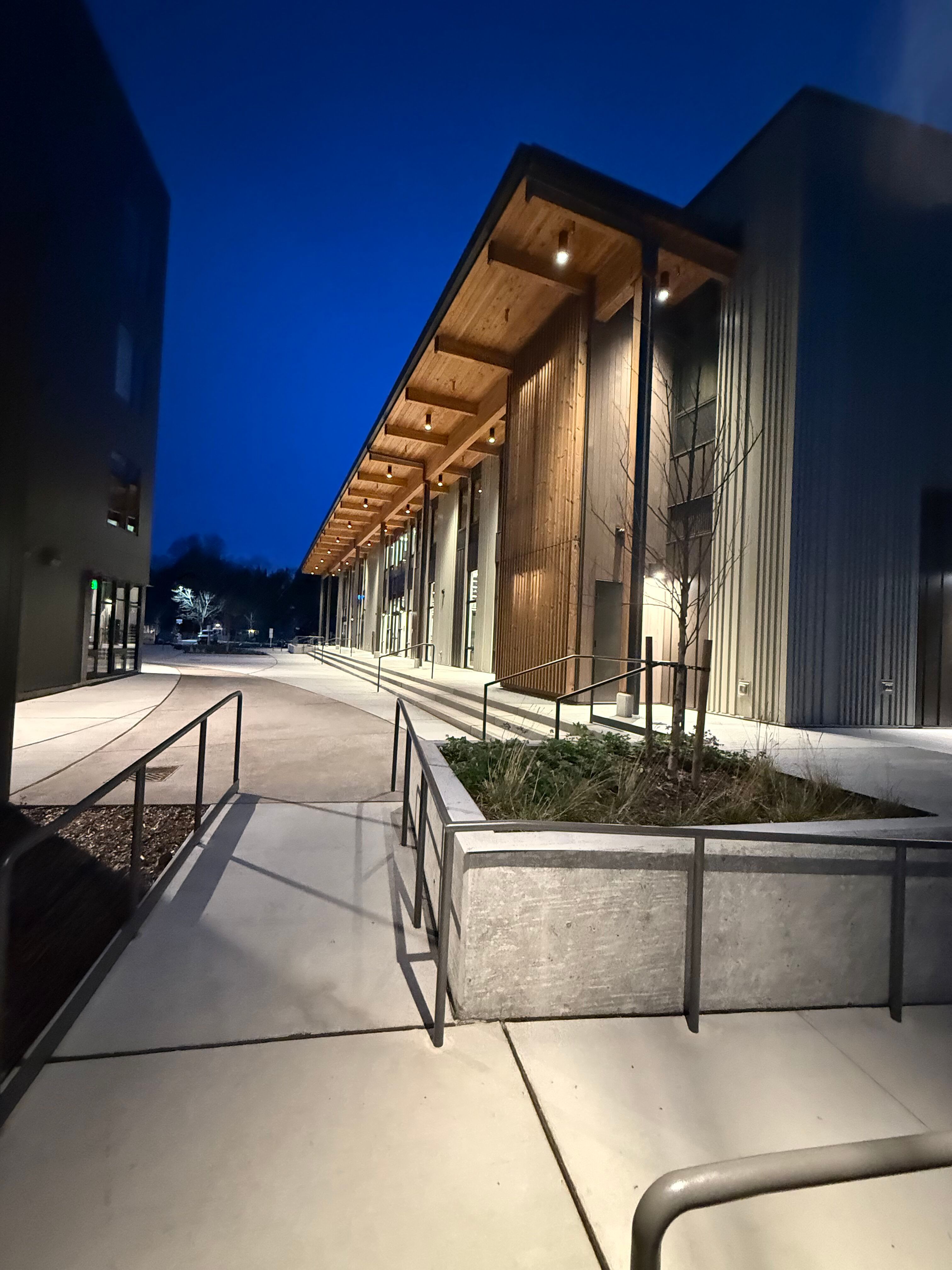 WC Community Hub concrete foundation construction